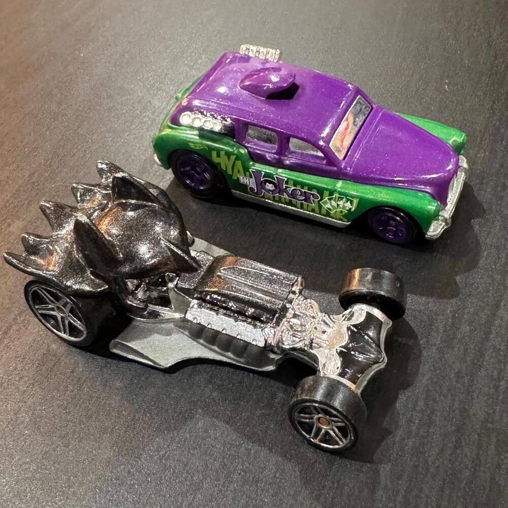 Hot Wheels Batman and Jocker Lot DC Comics